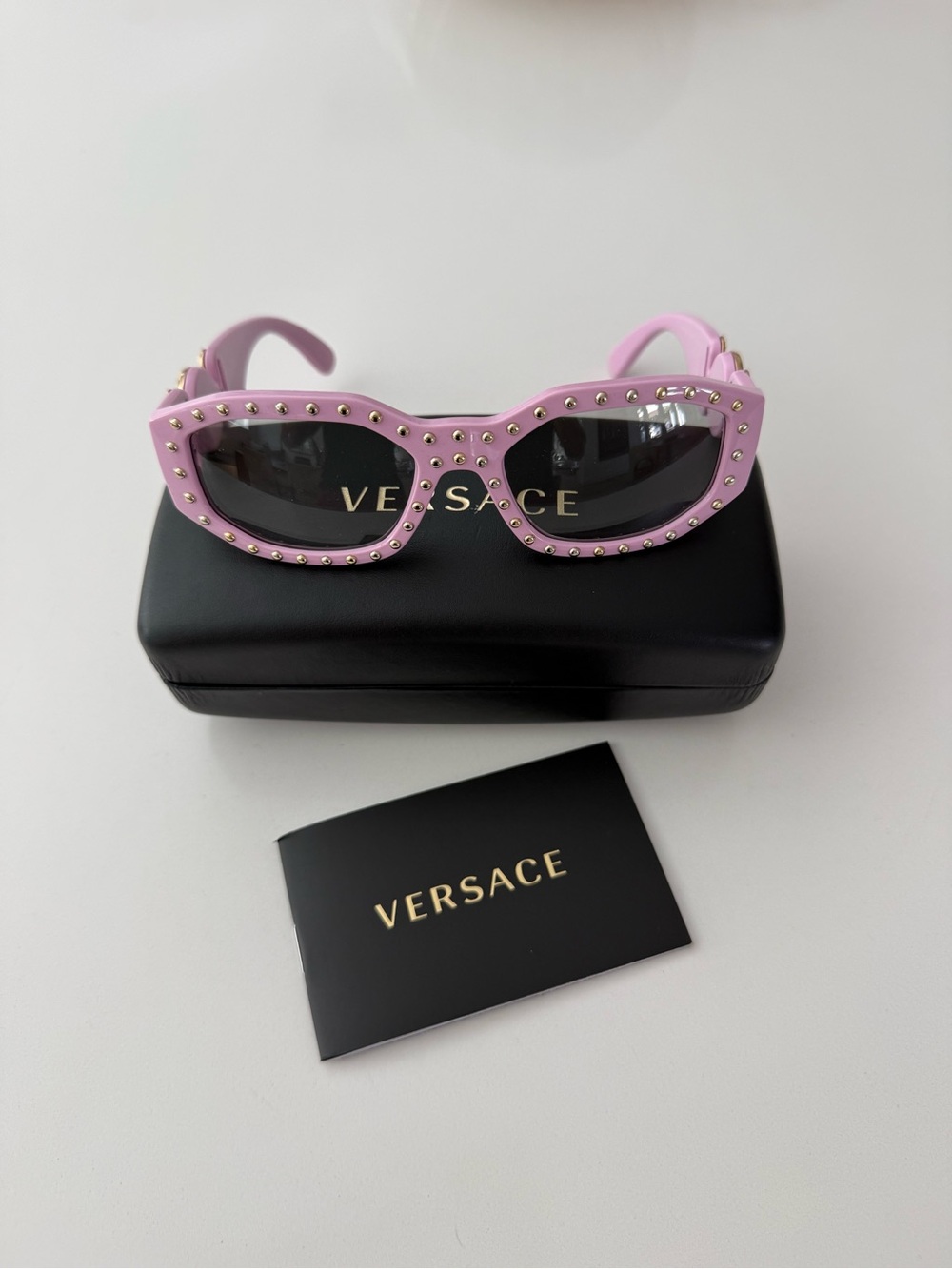 Versace pink women’s sunglasses